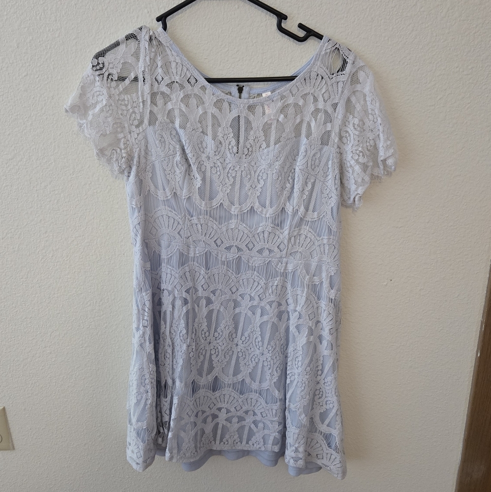 Vintage Light Blue Dress